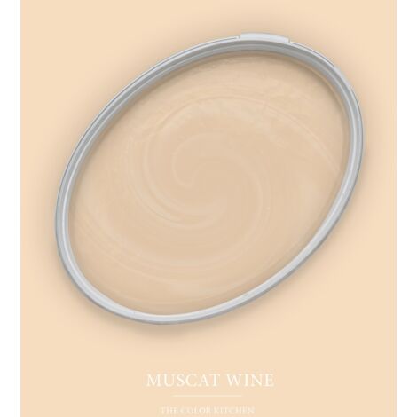 Wandfarbe Beige matt The Color Kitchen Muscat Wine Exklusive Innendispersion Hohe Farbintensität 2.5 Liter