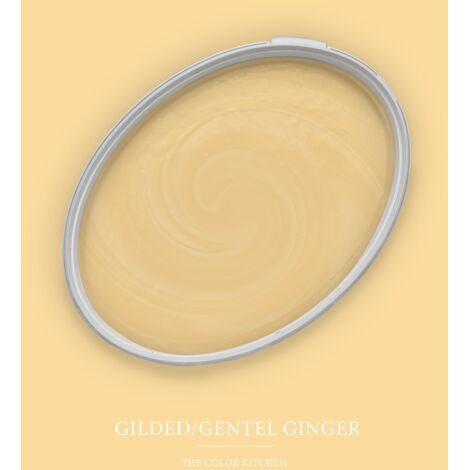 Wandfarbe Gelb matt  The Color Kitchen Gentel Ginger  Exklusive Innendispersion Hohe Deckkraft  5 Liter