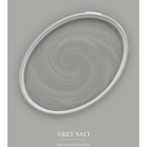 Wandfarbe Grau matt  The Color Kitchen Grey Salt  Exklusive Innendispersion Hohe Farbintensität  5 Liter