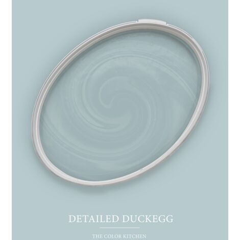 Wandfarbe Grün matt  The Color Kitchen Detailed Duckegg  Exklusive Innendispersion Hohe Deckkraft  2.5 Liter