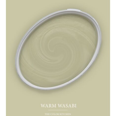 Wandfarbe Grün matt  The Color Kitchen Warm Wasabi  Exklusive Innendispersion Hohe Farbintensität  5 Liter
