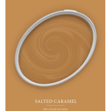 Wandfarbe Orange matt  The Color Kitchen Salted Caramel  Exklusive Innendispersion Hohe Deckkraft  5 Liter