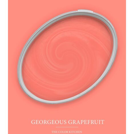 Wandfarbe Pink matt  The Color Kitchen Georgeous Grapefruit  Exklusive Innendispersion  2.5 Liter