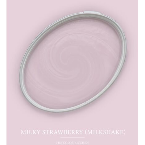 Wandfarbe Pink matt  The Color Kitchen Milky Strawberry  Exklusive Innendispersion Hohe Deckkraft  2.5 Liter