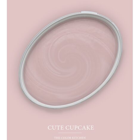 Wandfarbe Rosa matt  The Color Kitchen Cute Cupcake  Exklusive Innendispersion Hohe Farbintensität  5 Liter