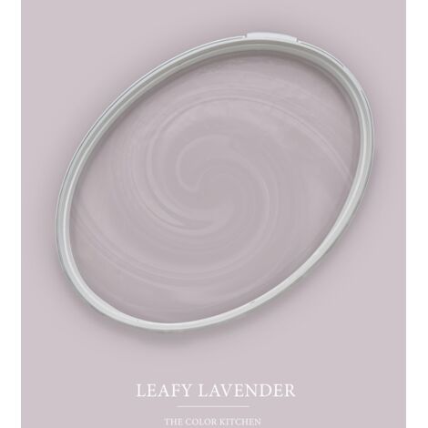 Wandfarbe Violett matt  The Color Kitchen Leafy Lavender  Exklusive Innendispersion Hohe Deckkraft  2.5 Liter