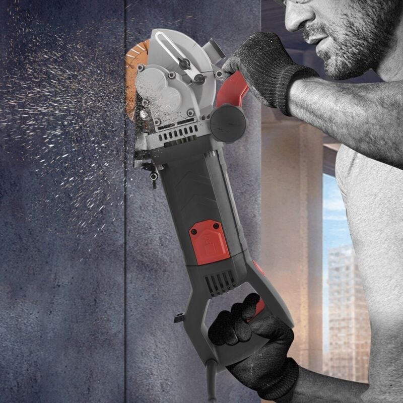 Image of Wandfräse 4800W Schlitzfräse Schlitzfräse Wandfräse mit 5 Sägeblättern