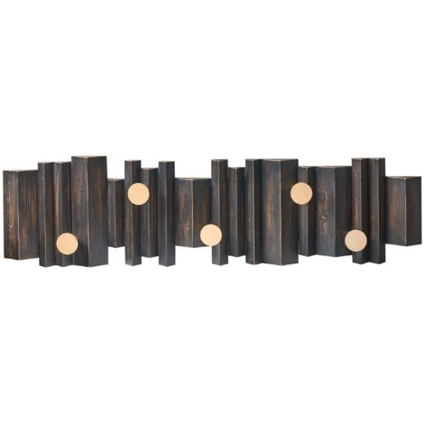 Wandgarderobe ZILLAH Schwarz
