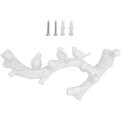Wandgarderobenhaken in Vogelform aus 3D-Kunstharz, kreativer Schlüsselhalter, Wohndekoration (29,5 cm)
