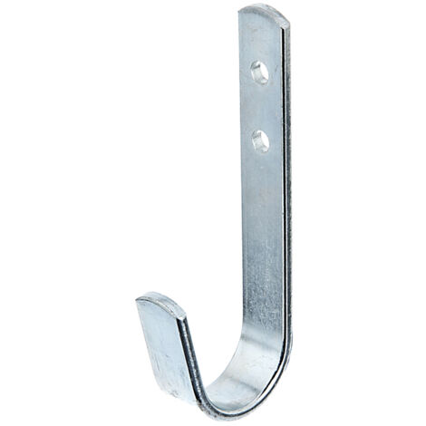 Wandhaken einfach Ausladung 30 mm Stahl verzinkt Höhe 90 mm