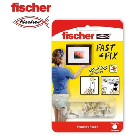 Wandhaken Fischer Fast Fix weiß 20x10 cm
