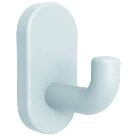Wandhaken Normbau aus Nylon, ohne Befestigung, weiß - 0583100019