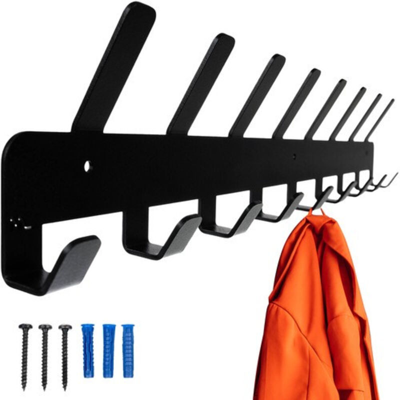 Awelco Wandaufhanger 17 Haken - Schwarz