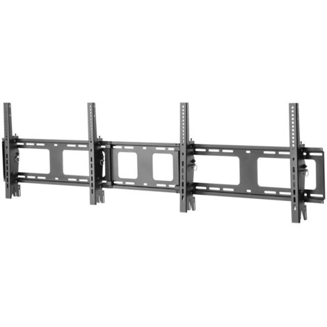 Wandhalter 200x200-600x400 -50kg 42-52''/neig/flach/schwarz