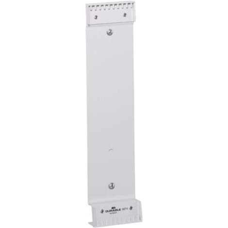 Wandhalter o.Sichttafeln lichtgrau f.10 Sichttafeln DIN A4 DURABLE