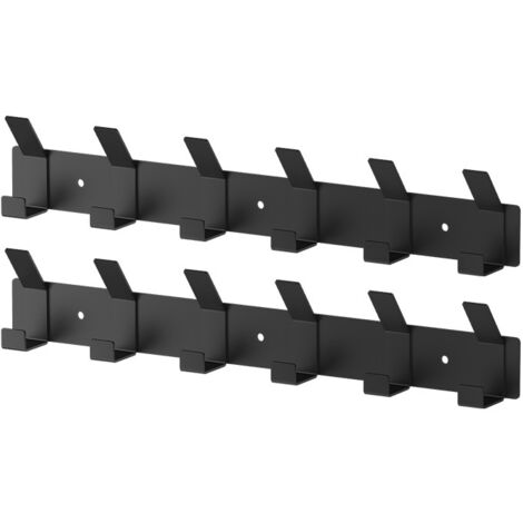 Wandhalterung, 2-teilige Halterung, 6 Haken, Wandhalterung
