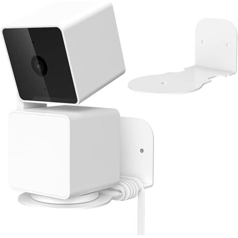 Wandhalterung für Blink Mini Schwenk-/Neigekamera, zwei Installationsmodi, Kamera an Wand oder Decke, bietet eine breitere Perspektive, Wandhalterung aus Edelstahl (weiß), 1 Stück