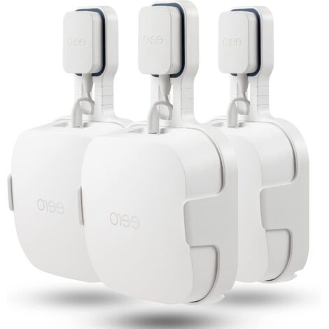 Wandhalterung für das Eero 6E WLAN-Heimsystem, einfacher und robuster Wandständer für das Eero 6E Tri-Band Mesh Wi-Fi 6-System, ohne Kabelsalat (Weiß, 3 Stück)