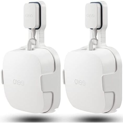 Wandhalterung für Eero Pro 6E WLAN-Heimsystem – Einfache und robuste Wandhalterung für das Eero Pro 6E Tri-Band Mesh Wi-Fi 6-System, keine störenden Kabel (Weiß, 2 Stück)