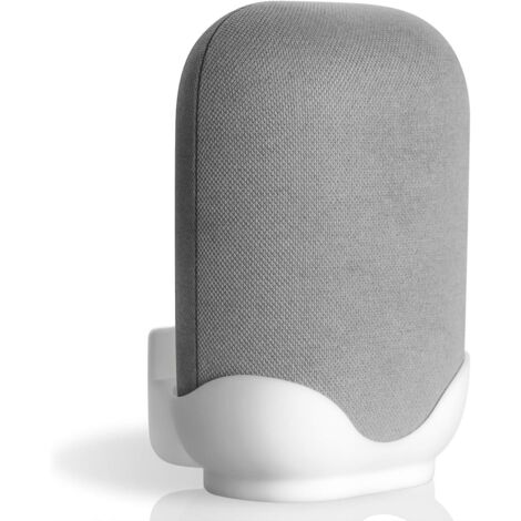 Wandhalterung für Google Nest Audio – Einfache und robuste Wandhalterung mit Kabelmanagement für ein ordentliches Kabelgewirr (Weiß) Jg02