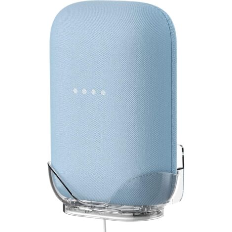 Wandhalterung für Google Nest Audio – Einfache und robuste Wandhalterung mit Kabelmanagement (transparent) Jg02