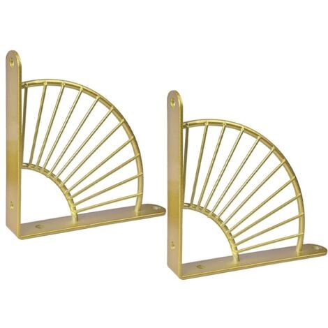 Wandhalterung, Wandhalterung Regalhalterungen Wandregalhalterung Dreieckige Wandregalhalterung Wandhalterung Regalhalterung für Holzwandregal (Gold)