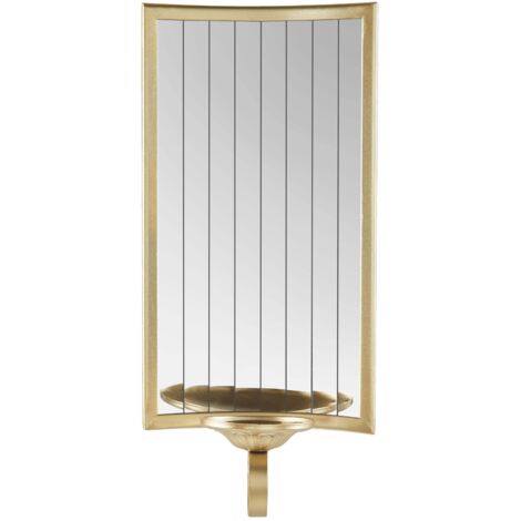 Wandkerzenhalter SOBREDA Metall 41 cm Gold