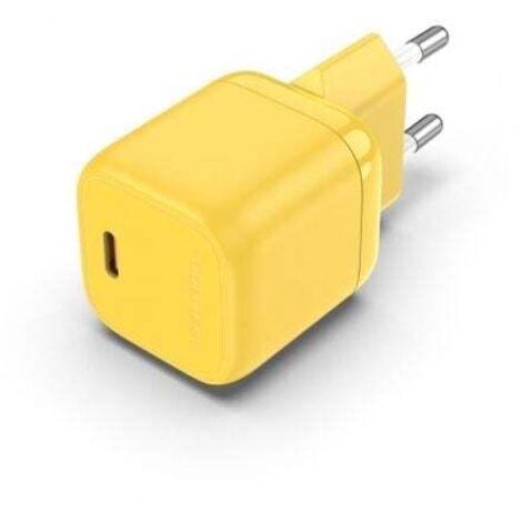 Wandladegerät Vention FAKW0-EU 30 W USB-C Gelb