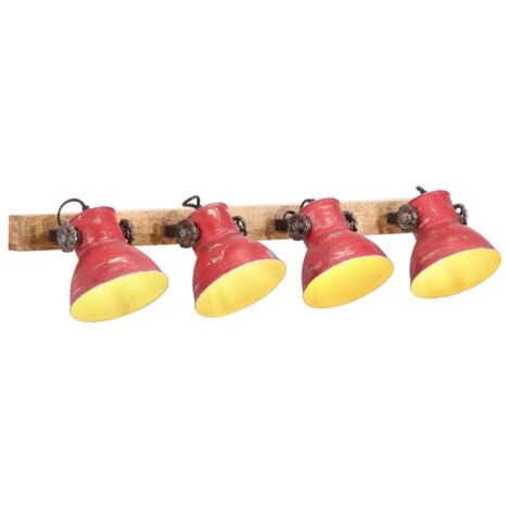 Wandlampe 25 W rot verblasst 90x25 cm E27