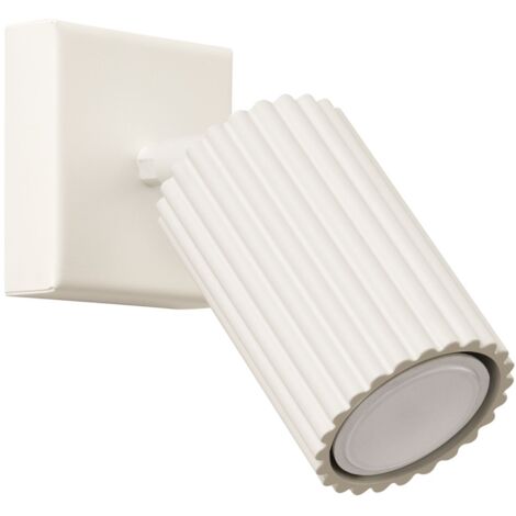 Wandlampe Aluminium GU10 verstellbar Creme Modern