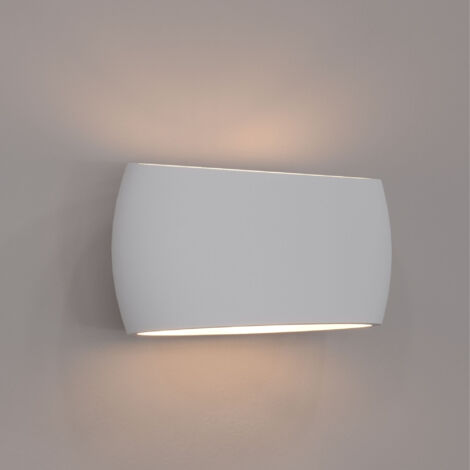 Wandlampe aus Gips "DUNA" - Up & Down - 300 mm - E27