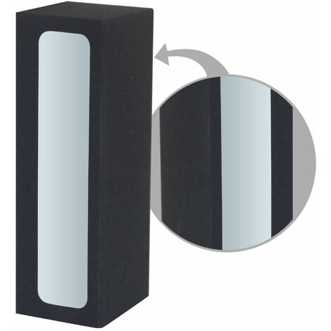 Wandlampe E27 Schwarz Metall Wandleuchte