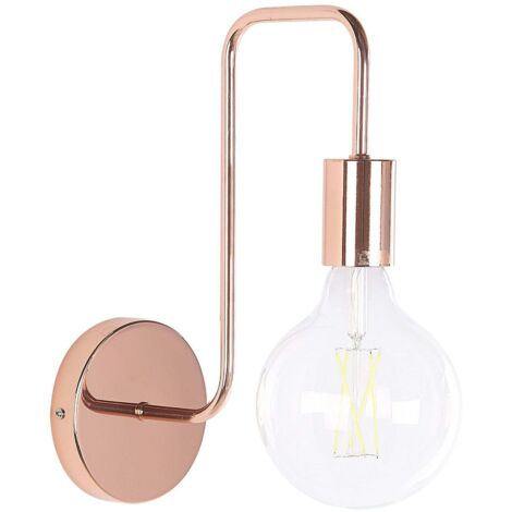 Wandlampe SAVENA Metall Kupfer