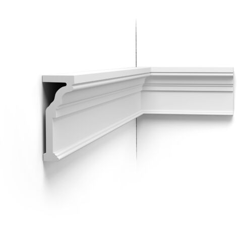 Wandleiste Orac Decor P4000 Friesleiste Stuckleiste Zierleiste Zeitloses Klassisches Design weiß 2 m
