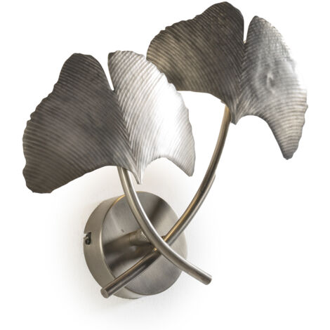 Wandleuchte 43X9X40 Metall Nickel