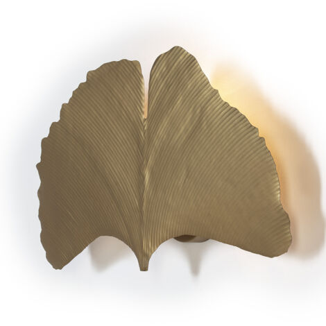 Wandleuchte 56x12x33 Gold Metall Beleuchtung / Wandleuchte für alle Stile, um dem Zuhause einen Hauch zu verleihen