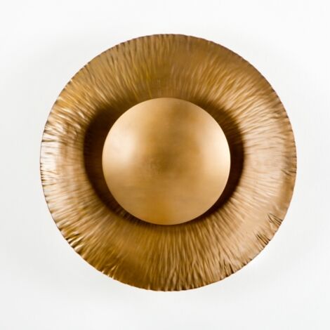 Wandleuchte 61x7x61 Goldene Metallbeleuchtung / Wandwandlicht, um dem Zuhause eine Note zu verleihen