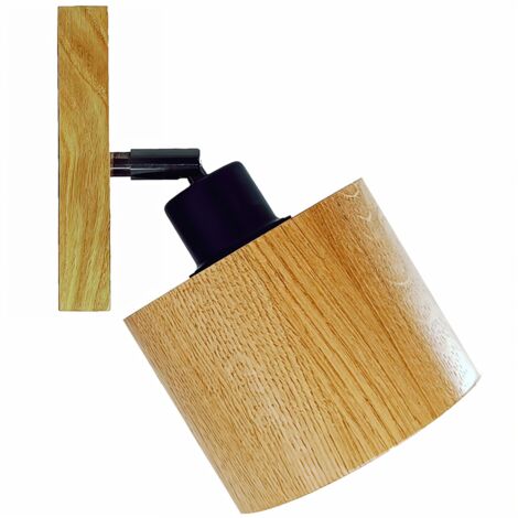 Wandleuchte ANTILIA Loft Holz Eiche 135 STYLISH