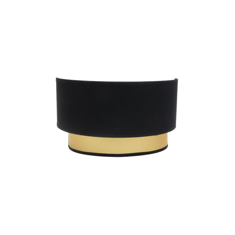 Wandleuchte anuska 1xe27 schwarz/gold 17x30x16 cm