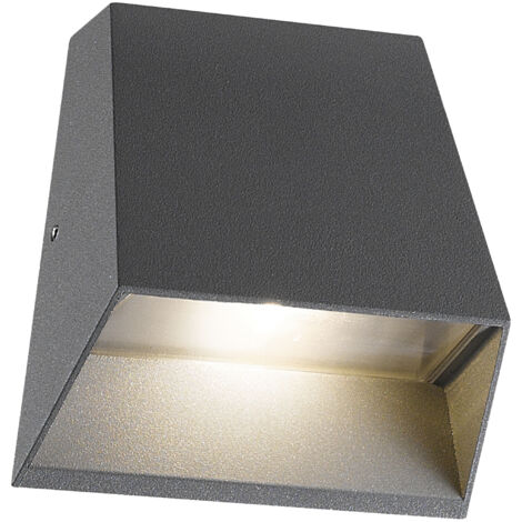 Wandleuchte Artal Ip54 Led Cob 7w 780lm Cri80 3000k 108º Anthrazit