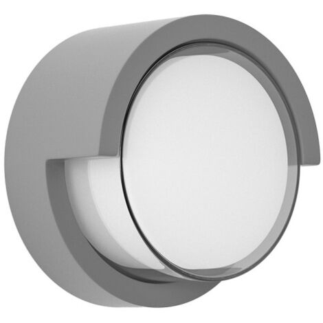 Wandleuchte außen 12w 3000k bejel grau ip65 17x17x10,2 cm 600lm