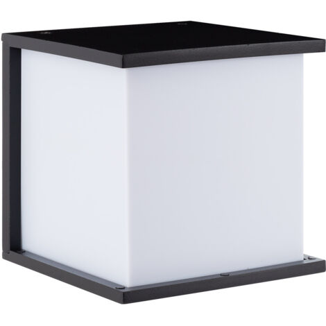 Wandleuchte Aussen Aluminium Daman Schwarz
