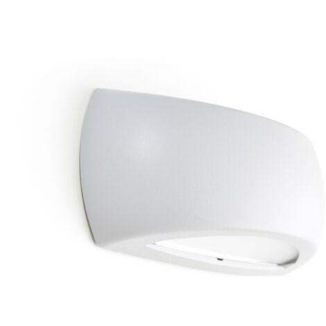 Wandleuchte Calm Ip66 E27 Led Glühfaden 6w 800lm 2700k Auf Und Ab Weiß