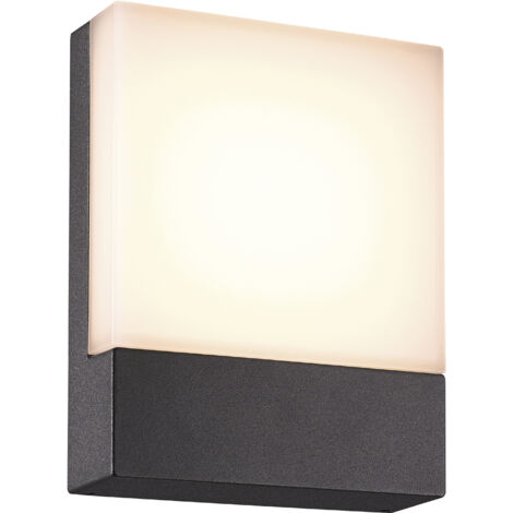Wandleuchte Cenadi Ip54 Led Smd 7w 800lm Cri80 3000k 116º Anthrazit