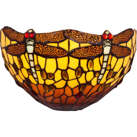 Wandleuchte der Belle Amber-Serie