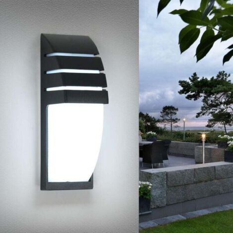Wandleuchte für Innen- und Außenbereich, schwarze 12 W 6000 K Kaltweiß-LED-Wandleuchten, IP65 wasserdichte Außenwandlampe für Hof, Garten, Terrasse, Nähe, Patio