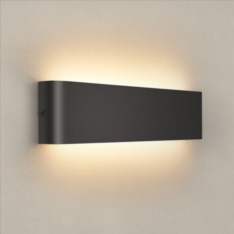 Wandleuchte Innen 40CM, 18W Wandlampe mit Up und Down Lichtquelle, 3000k Warmweiß Moderne LED Lampe, Wandlichter aus Aluminium-Druckguss