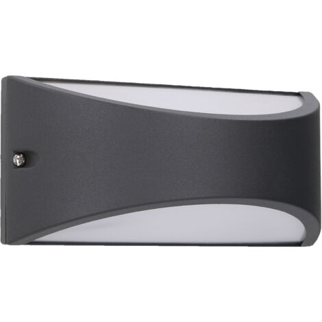 WANDLEUCHTE IP54 KAPA LED 8,7 W 3000 K URBAN GRAU 444 LM