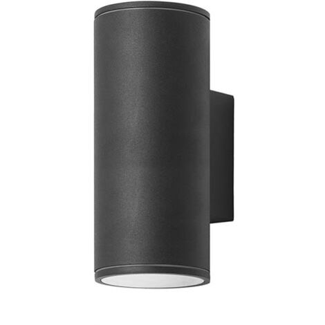 wandleuchte ip54 orion double emission led 11.3w 3000k schwarz 1135lm