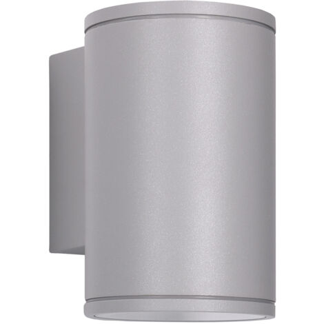 wandleuchte ip54 orion single emission led 5.6w 3000k grau 527lm
